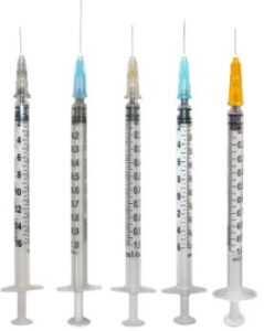 1CC Syringes w-needles