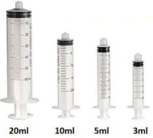 Nipro Syringe sizes